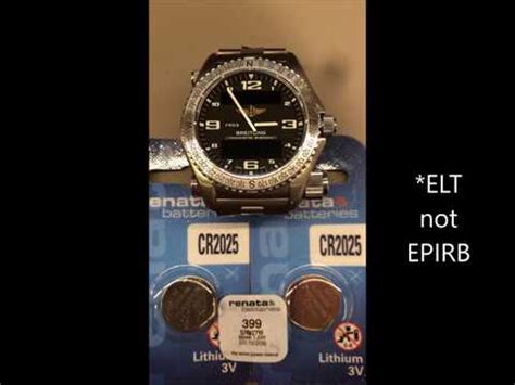 autonomia batteria breitling emergency|breitling emergency 1 elt battery.